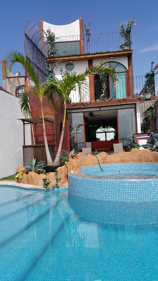 库埃纳瓦卡Casa Privada Con Alberca Volada别墅 外观 照片